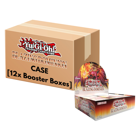 PREORDER Yugioh TCG: Blazing Dominion Booster Case 12 Booster Boxes