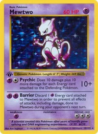 Mewtwo - 010/102 (Unlimited Holofoil) - MP