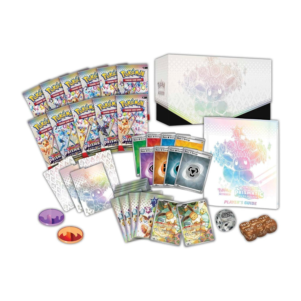 Pokemon: Scarlet & Violet Prismatic Evolutions Pokemon Center Elite Trainer Box Sealed Case [4 ETBs]