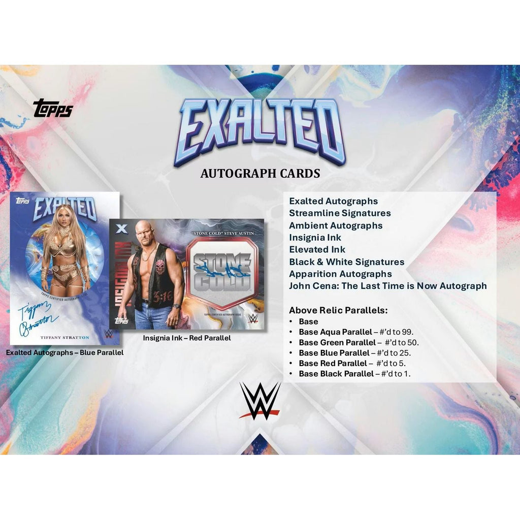 2025 Topps WWE Exalted Hobby Box