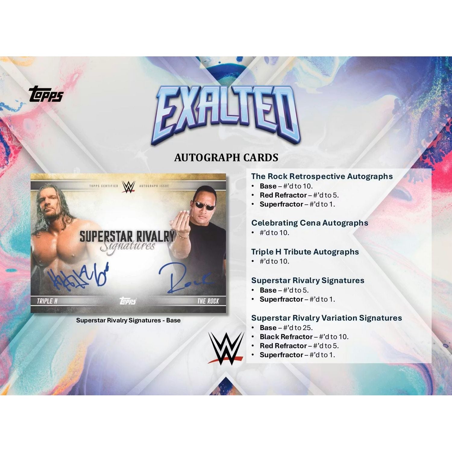 2025 Topps WWE Exalted Hobby Box