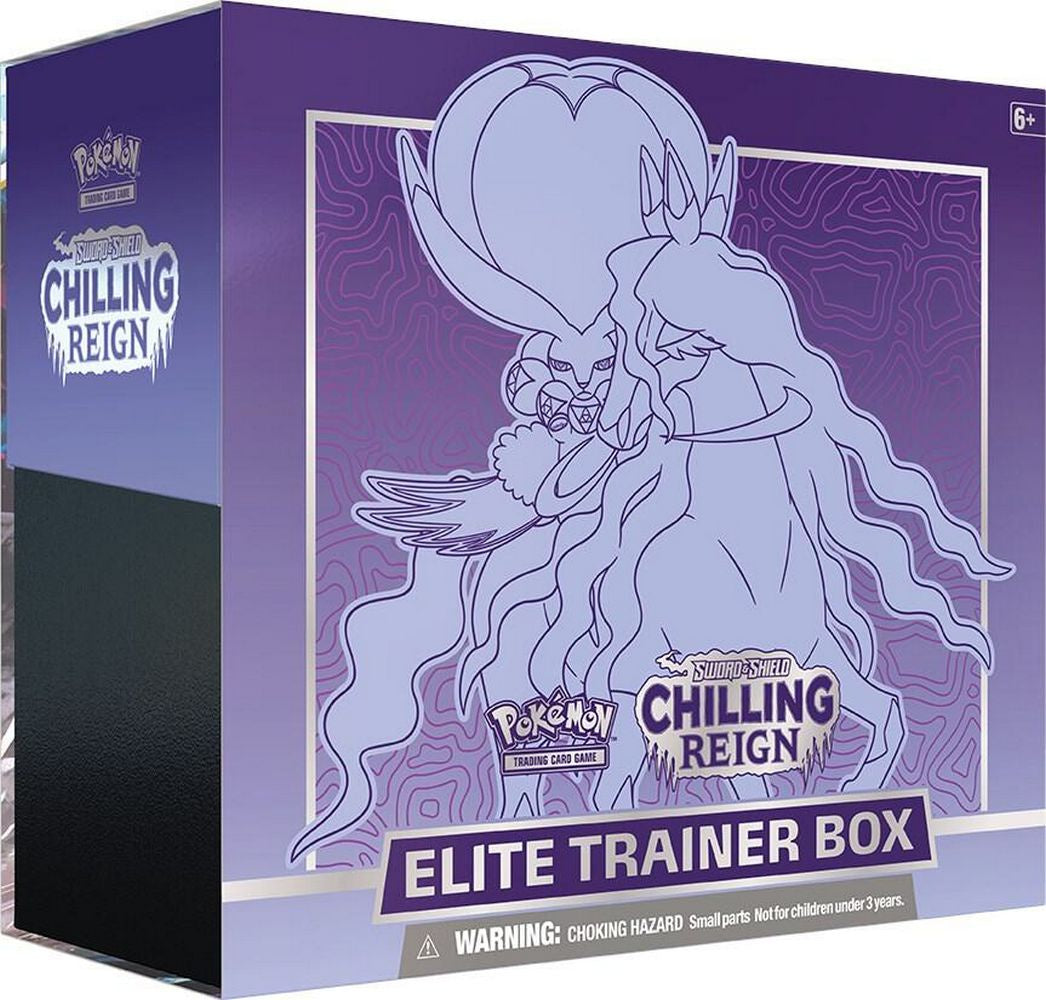 Pokemon: Sword & Shield Chilling Reign  Elite Trainer Box [Shadow Rider Calyrex]