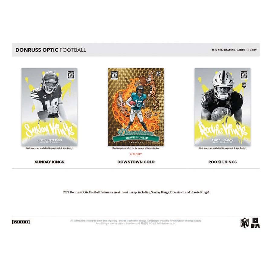 2025 Donruss Optic Football Hobby Box