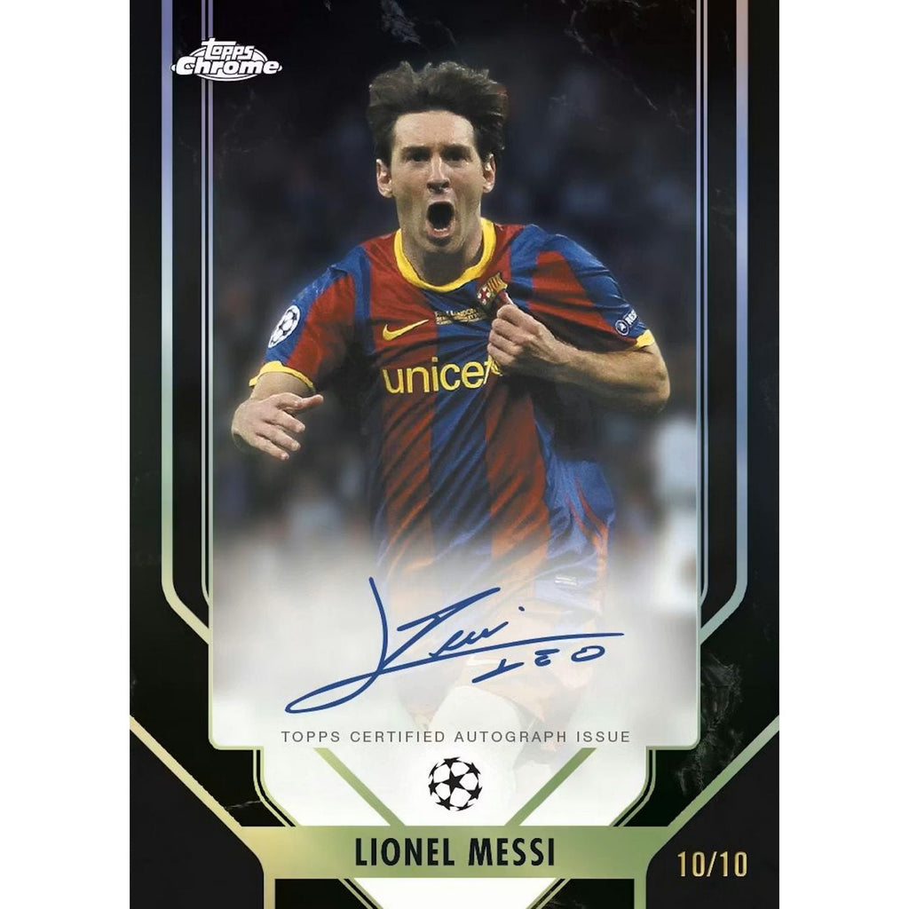2025-26 Topps Chrome UEFA Club Competitions Soccer Jumbo Box