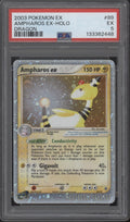 Ampharos ex Pokemon EX Dragon Holo #89 PSA 5