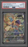 Hop's Zacian ex Pokemon Journey Together Special Illustration Rare #186 PSA 10
