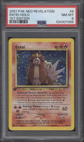 Entei Pokemon Neo Revelation Holo 1st Edition #6 PSA 8