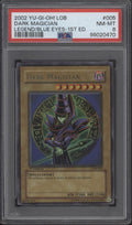 Dark Magician Yu-Gi-Oh! Legend of Blue Eyes White Dragon 1st Edition #005 PSA 8