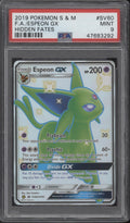 Espeon GX Pokemon Hidden Fates Full Art #SV60 PSA 9 #2