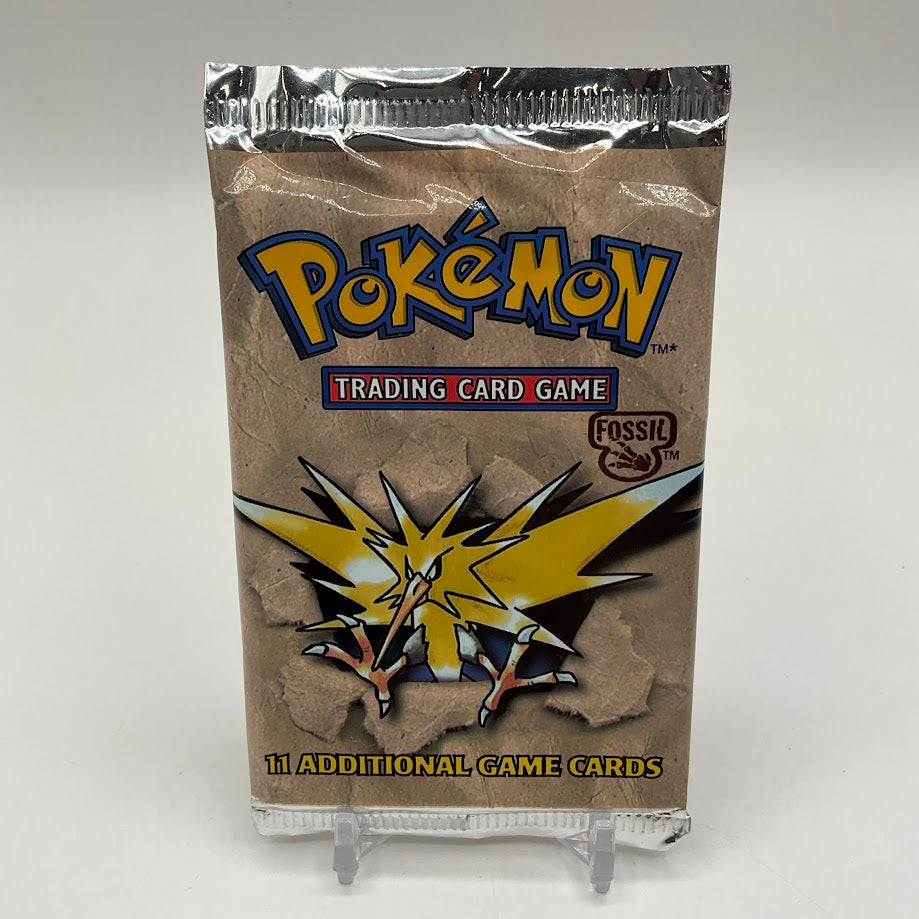 Pokemon Fossil Unlimited Zapdos Booster Pack 20.47G