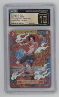 Portgas D Ace One Piece Card Game Two Legends Super Rare #013 CGC 10 Pristine
