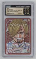 Sanji One Piece Card Game The Best Alternate Art #001 CGC 10 Pristine
