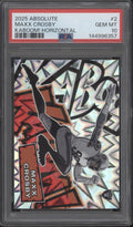 Maxx Crosby 2025 Panini Absolute Kaboom! Horizonal #2 PSA 10