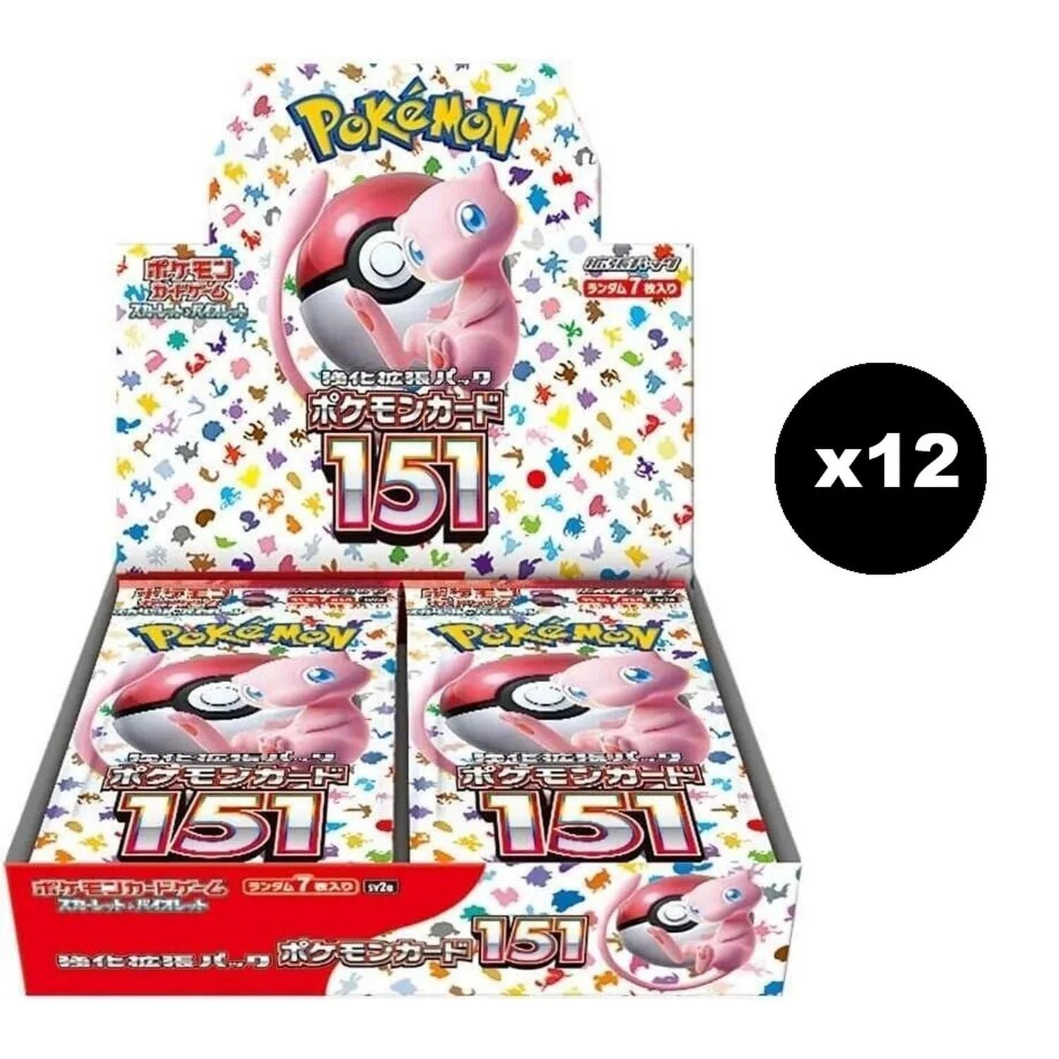Pokemon: 151 Japanese Sealed Case (12 Boxes) #1 *See Description*