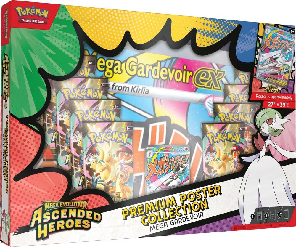 Pokémon TCG: Mega Evolution: Ascended Heroes - Premium Poster Collection (Mega Gardevoir) (Limit 1)