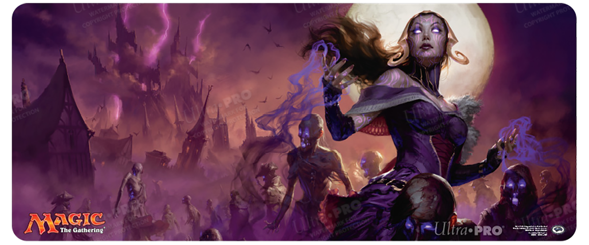 Eldritch Moon Liliana Key Art 6ft Table Playmat for Magic: The Gathering