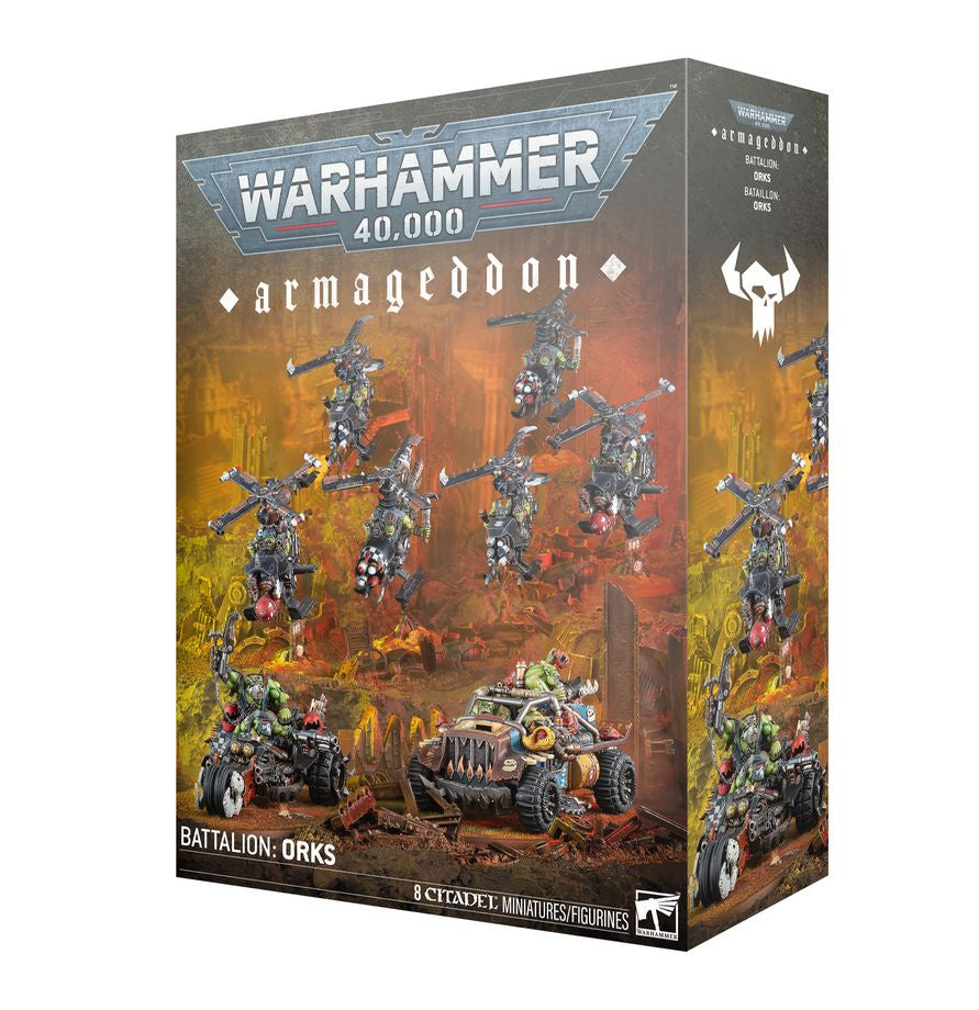 Warhammer 40K: Armageddon Battalion - Orks  *Expected Release Date 05-09-26*