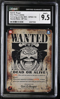 CGC MINT+ 9.5 Gol D. Roger [Carrying on His Will] - 6129777009