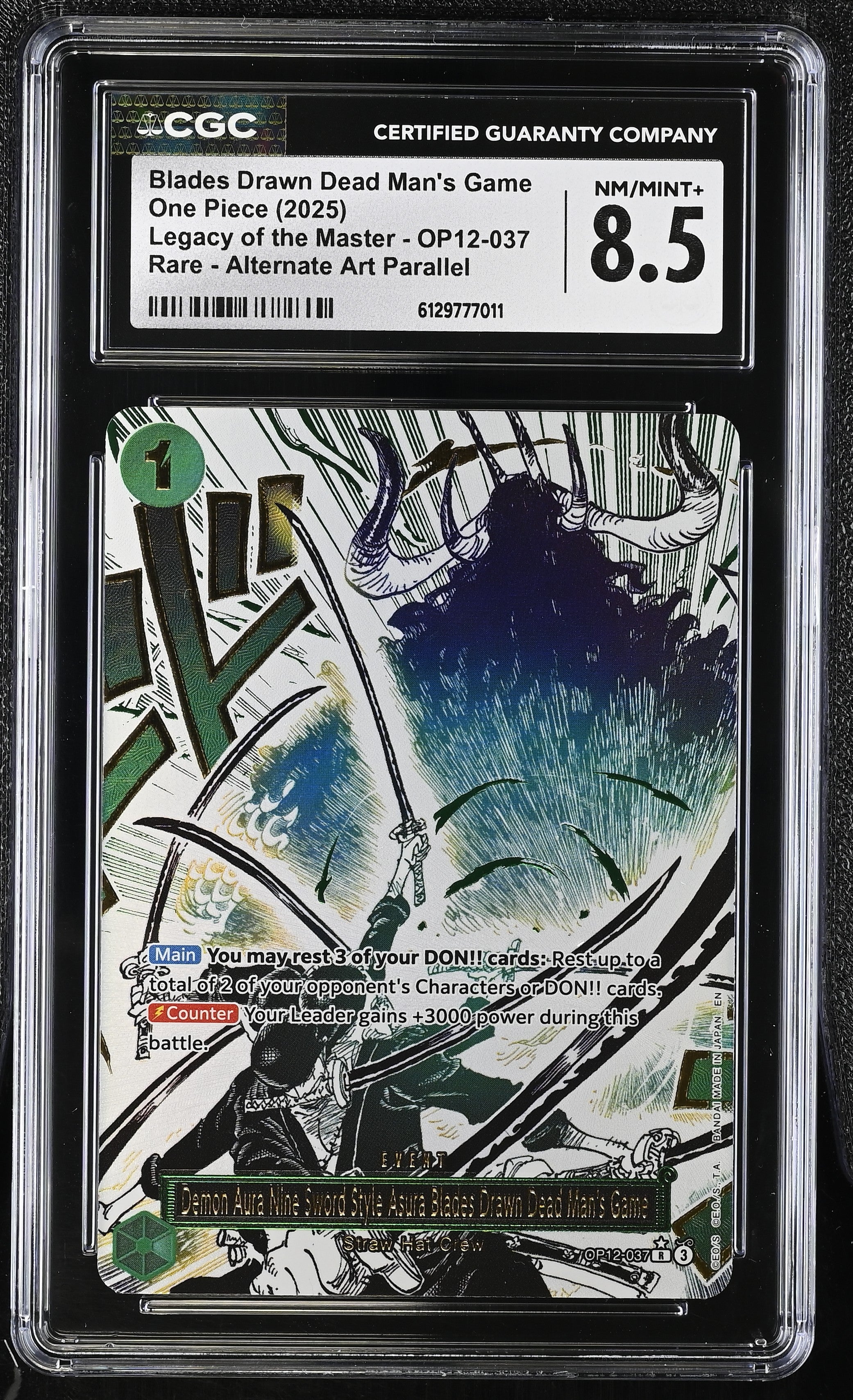 CGC 8.5 Blades Drawn Dead Man's Game [Legacy of the Master] - 6129777011
