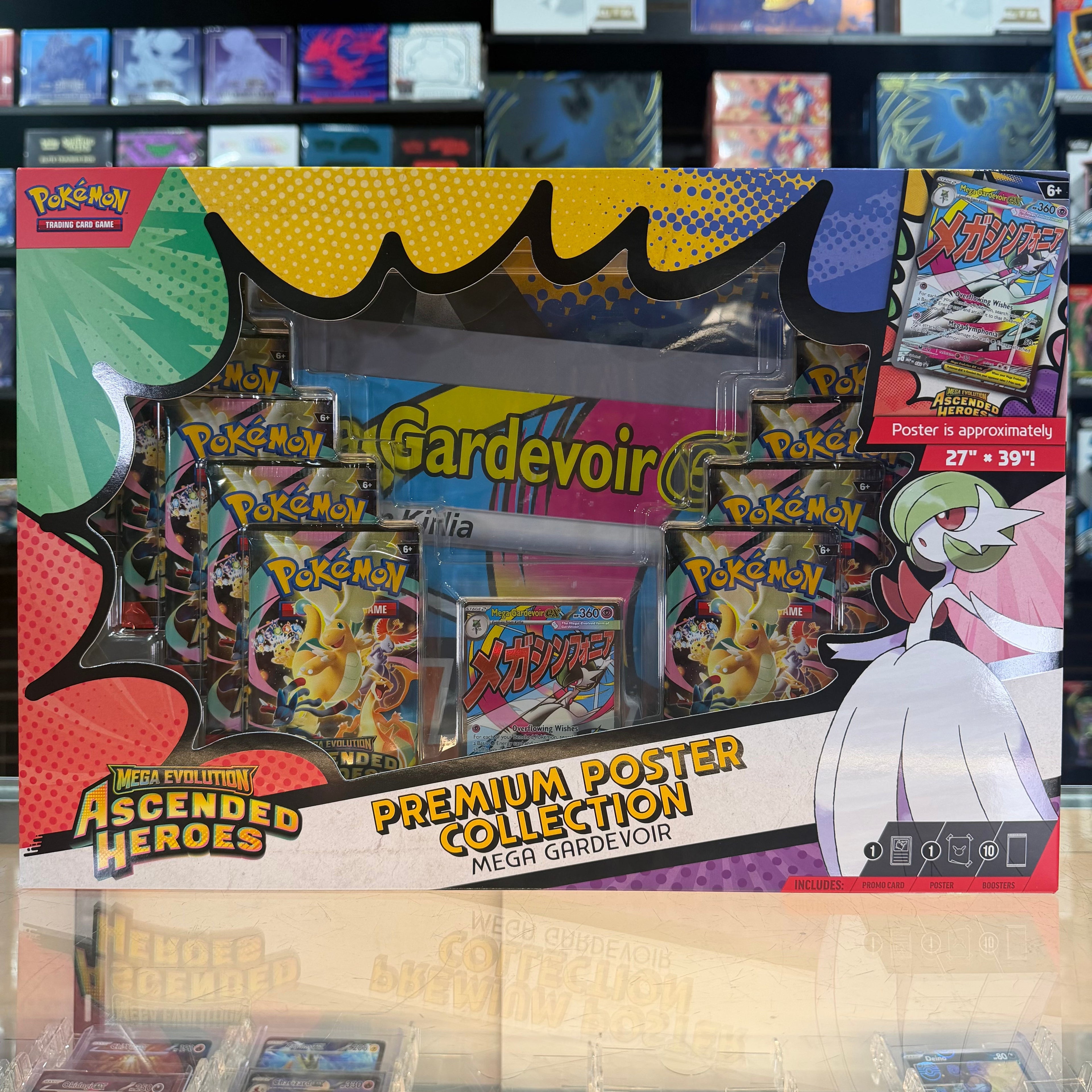 Pokémon TCG: Mega Evolution: Ascended Heroes - Premium Poster Collection (Mega Gardevoir) (Limit 1)