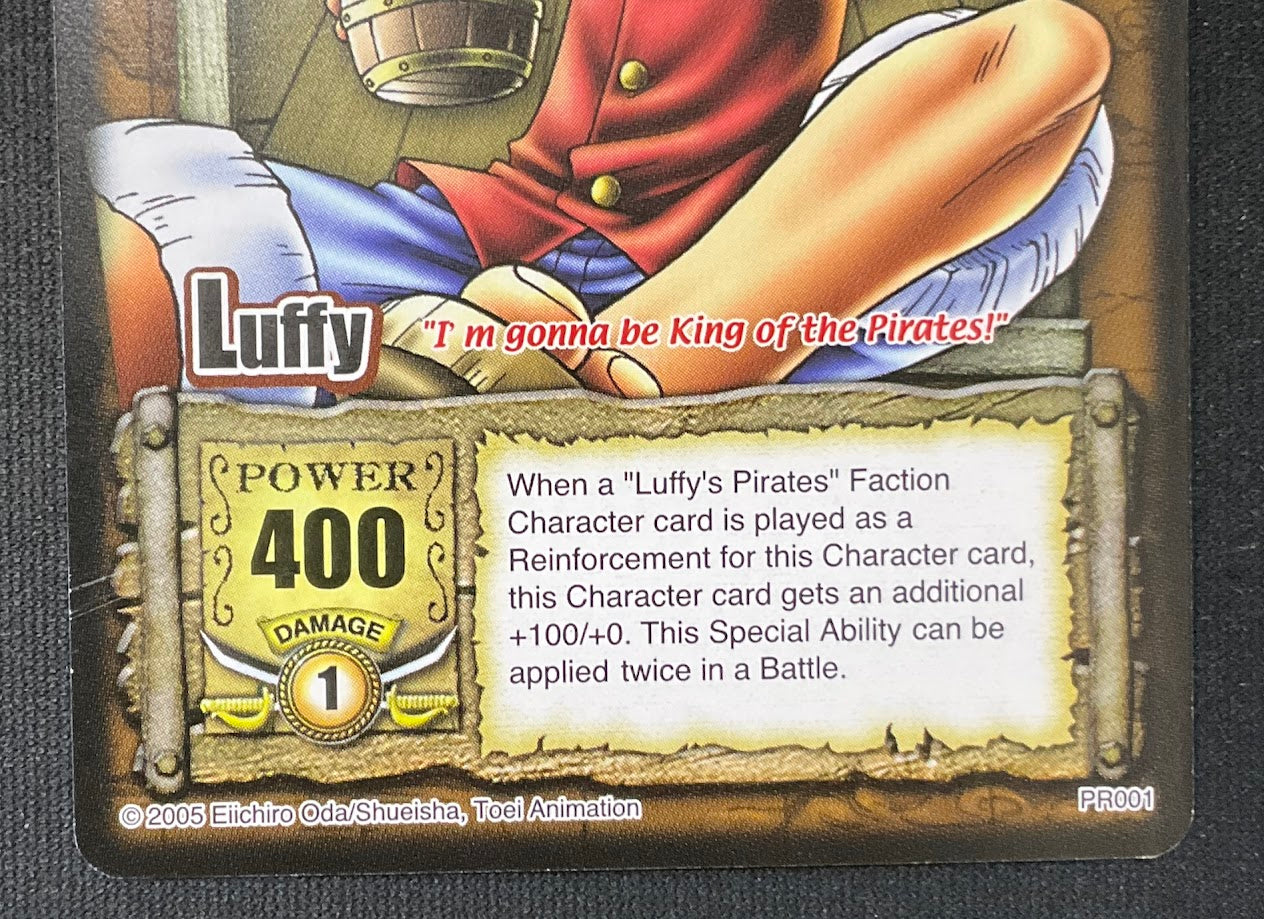 Pirate's Ambition Luffy One Piece CCG Shonen Jump Promo Card PO001