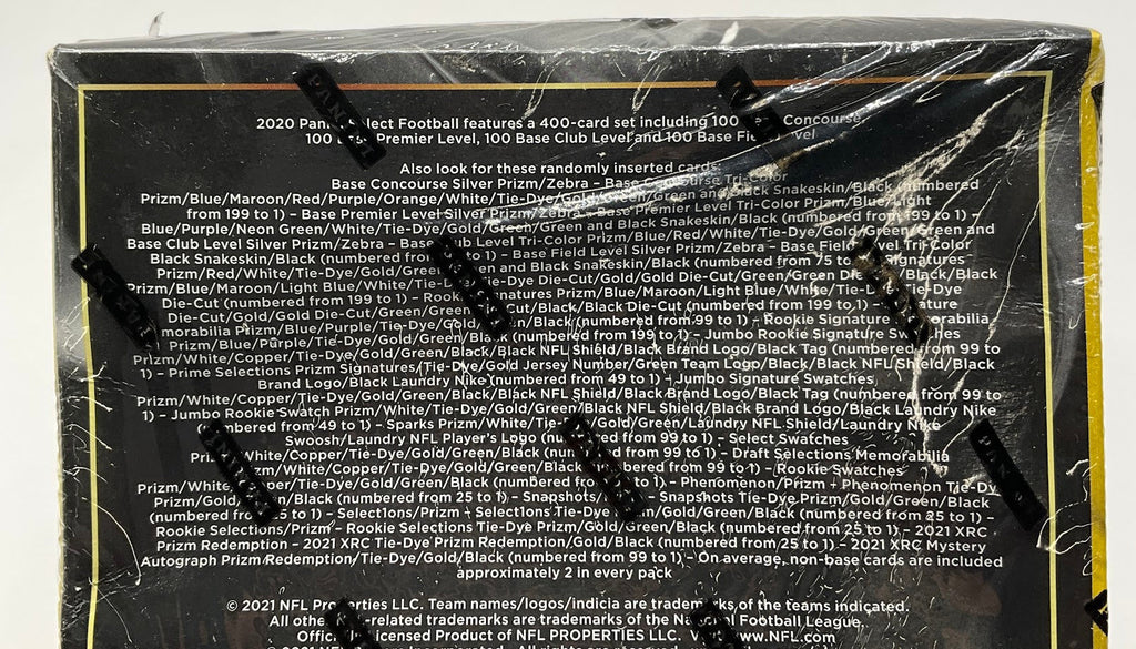 2020 Panini Select Football Hobby Box *Dinged*