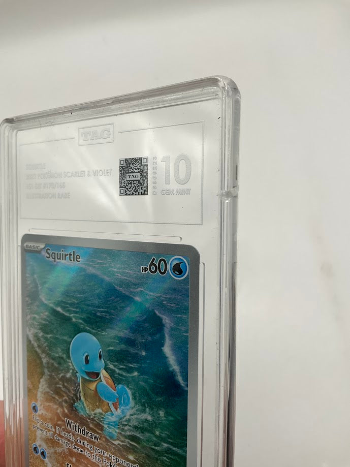 Squirtle Pokemon 151 Illustration Rare #170 TAG 10