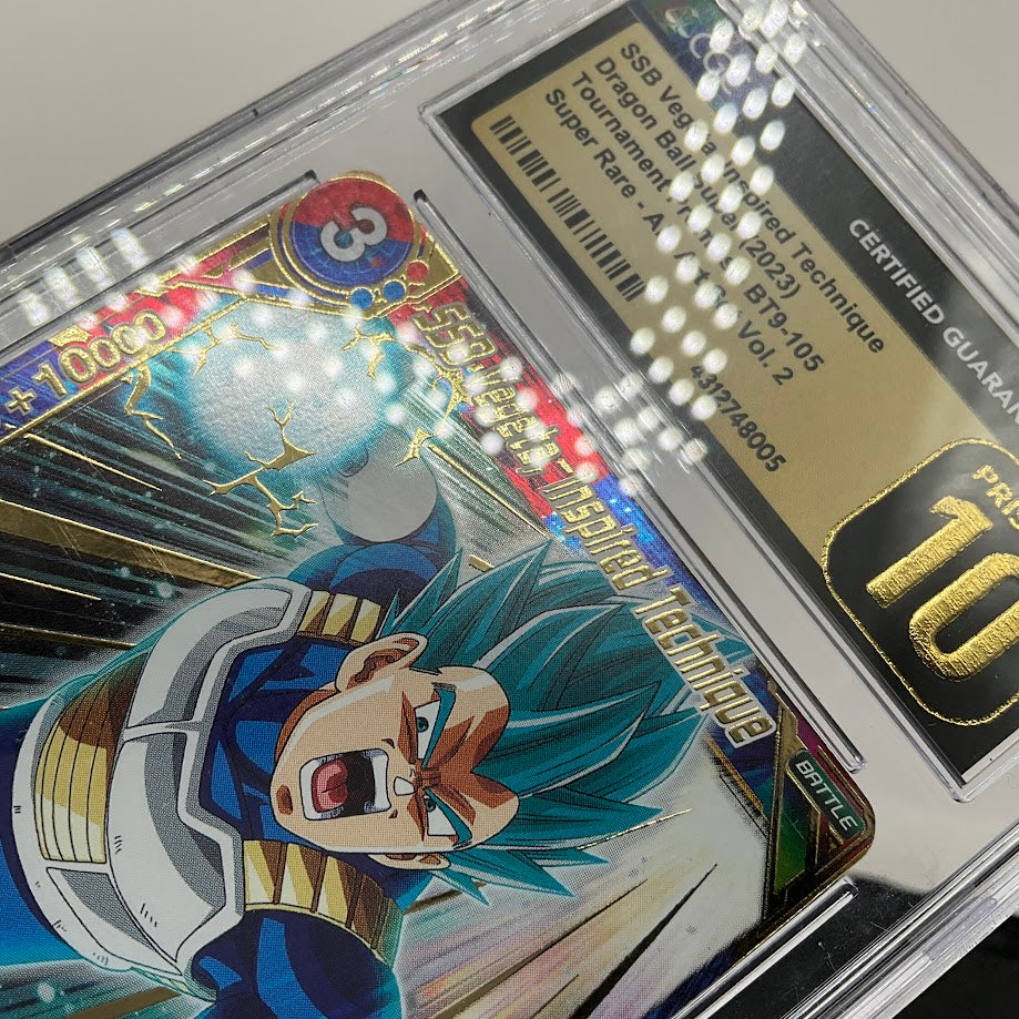 SSB Vegeta Inspired Technique DBS Tournament Rare Promo CGC 10 Pristine