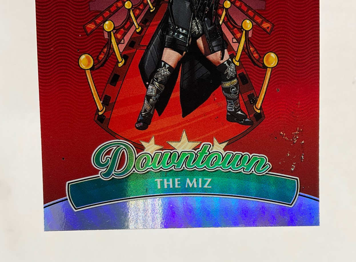 The Miz 2024 Panini Three Count Downtown Red #2