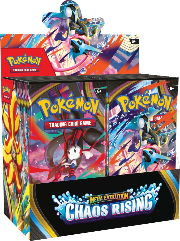 PREORDER Pokemon TCG: Mega Evolution Chaos Rising Booster Box