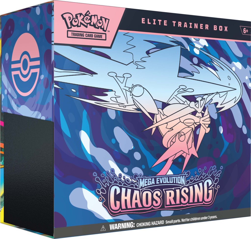 PREORDER Pokemon TCG: Mega Evolution Chaos Rising Elite Trainer Box