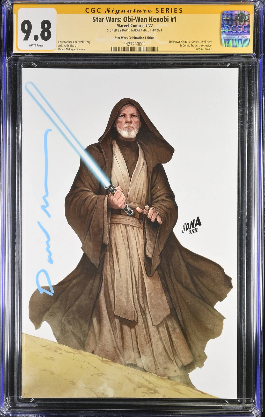 Star Wars: Obi-Wan Kenobi #1 Star Wars Celebration Edition - CGC Signature Series 9.8