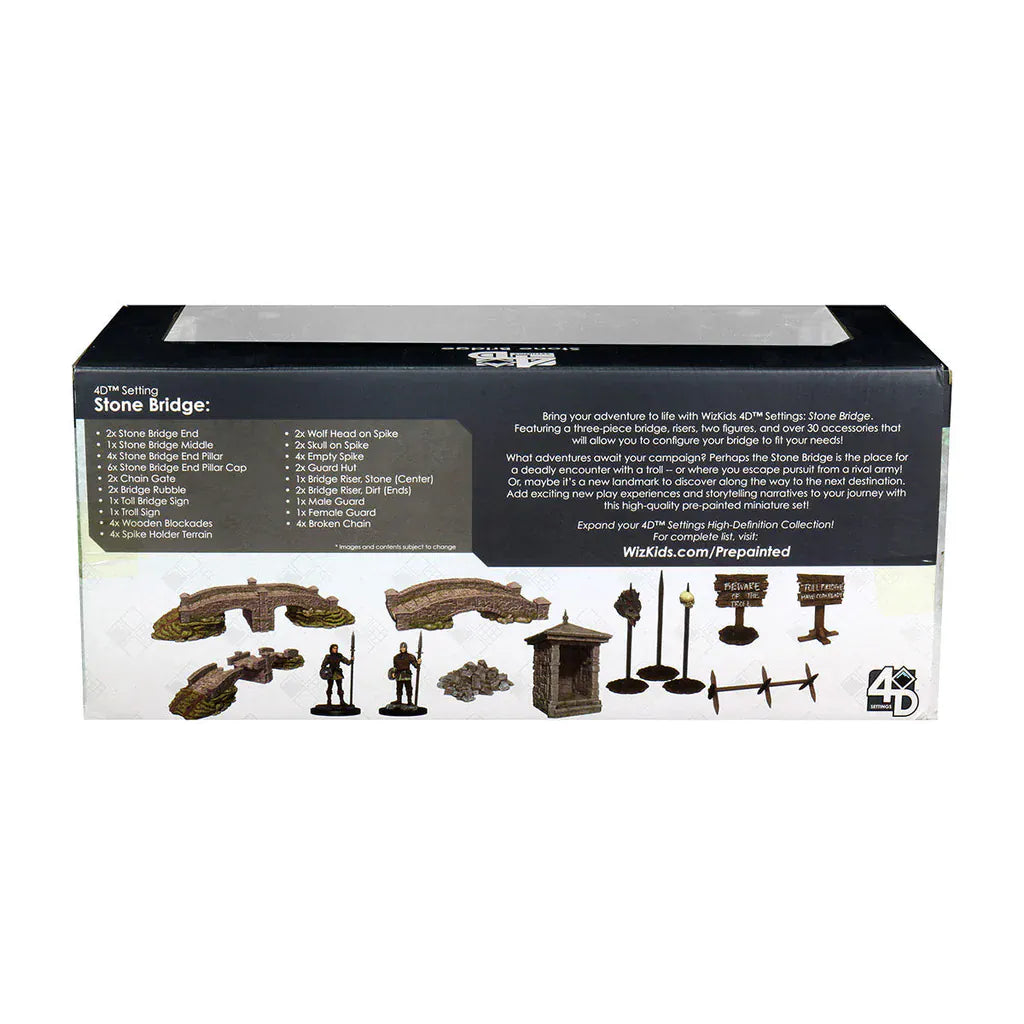 WZK74108 WizKids 4D Settings: Stone Bridge