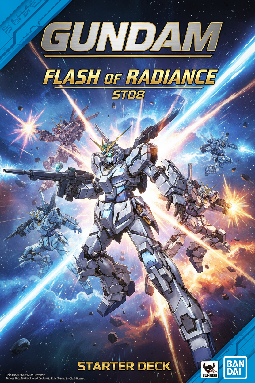 Gundam Card Game Flash of Radiance ST08 Starter Deck