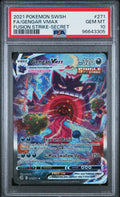 FA/GENGAR VMAX FUSION STRIKE-SECRET 2021 POKEMON SWORD & SHIELD FUSION STRIKE PSA GEM MT 10