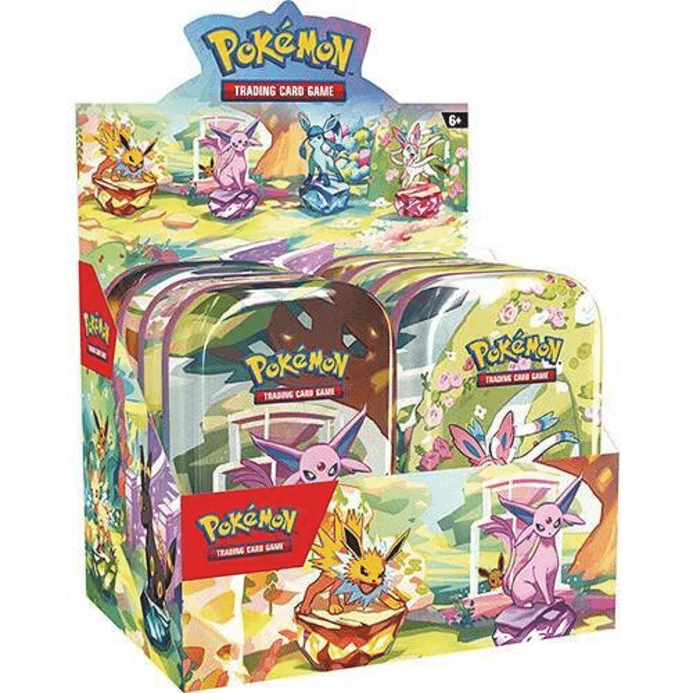 Pokemon: Prismatic Evolutions Mini Tin Display Box