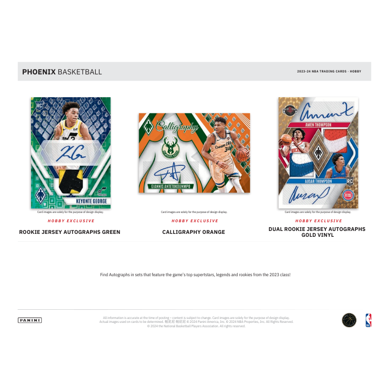 2023/24 Panini Phoenix Basketball Hobby Box