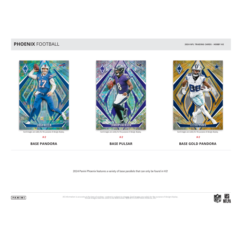 2024 Panini Phoenix Football H2 Hybrid 20 Box Case