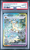 LEAFEON ex SPECIAL ILLUSTRATION RARE 2025 POKEMON PRE EN-PRISMATIC EVOLUTIONS PSA GEM MT 10